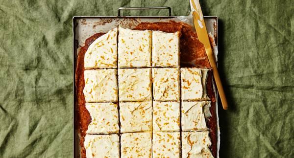 Mjuk pepparkaka med apelsinglasyr