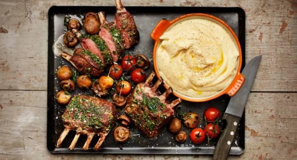 Grillade lammracks med palsternackspuré