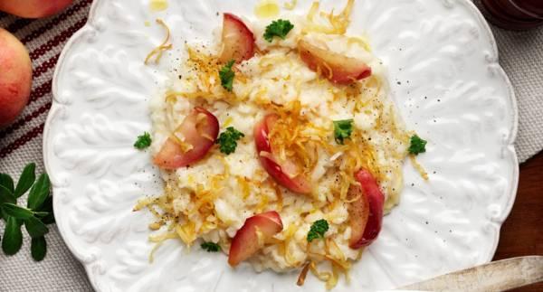 Risotto med äpple och rotselleri