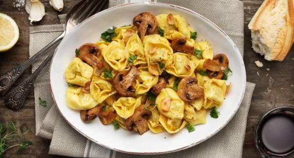 Vintrig pasta med tryffel och svamp