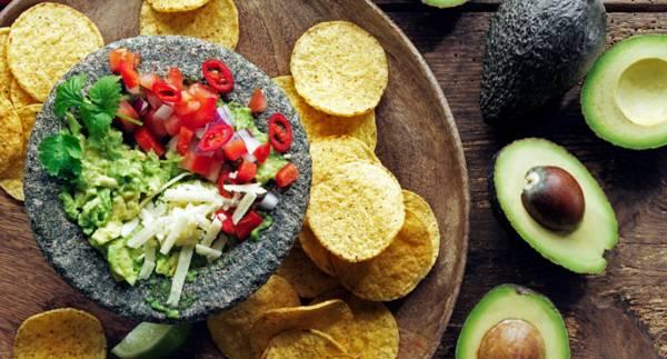 Guacamole med cheddarost