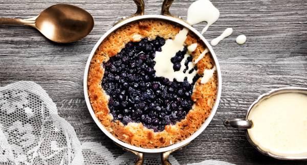 Härlig blåbärspaj