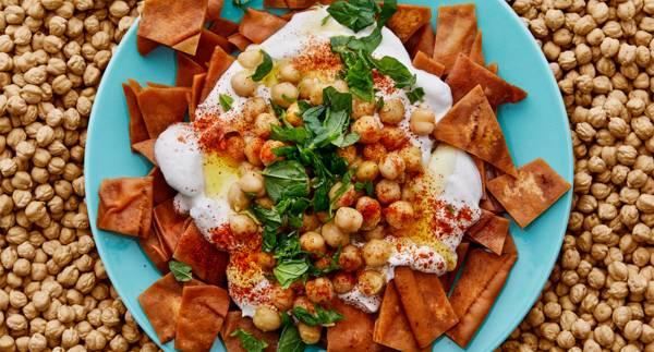 Fatteh med kikärter