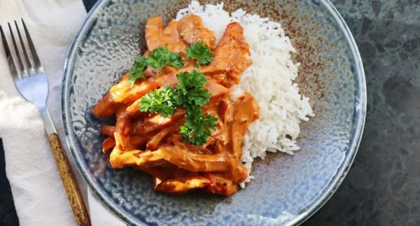 Korvstroganoff med ris
