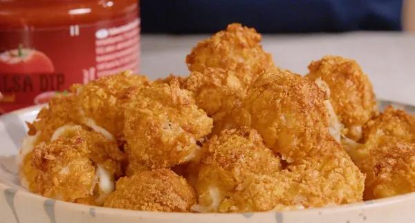 Friterad minimozzarella