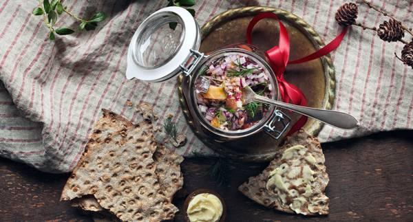 Tomat & Sherry ”Aubergine-sill”