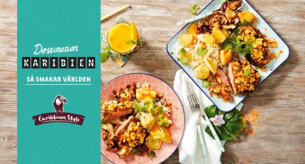 Karibiskt kryddade gourmetbiffar