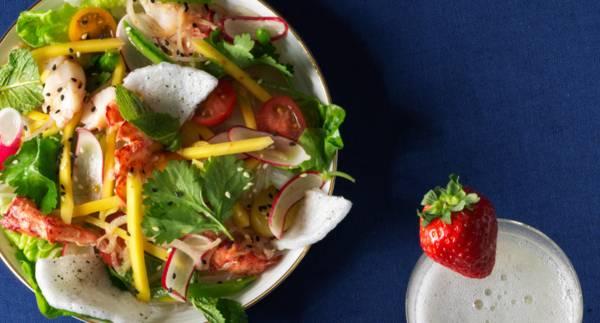 Asiatisk hummersallad