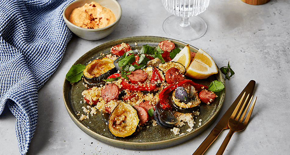 Rybergs högrevskorv med couscous