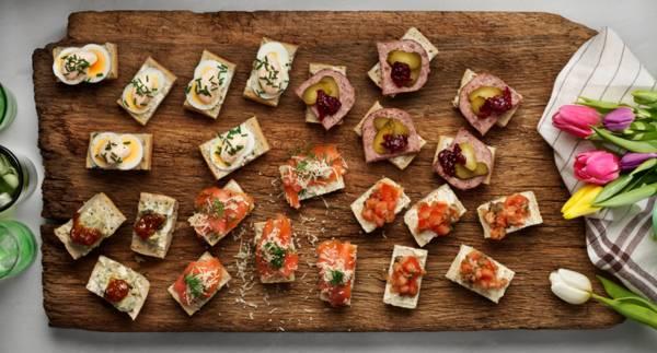 Lyxigt plock på baguette