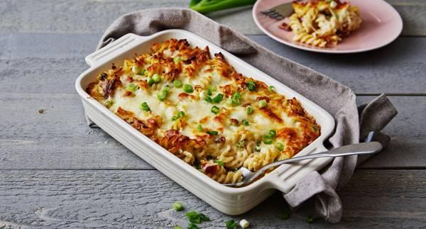 Mac and cheese med bacon