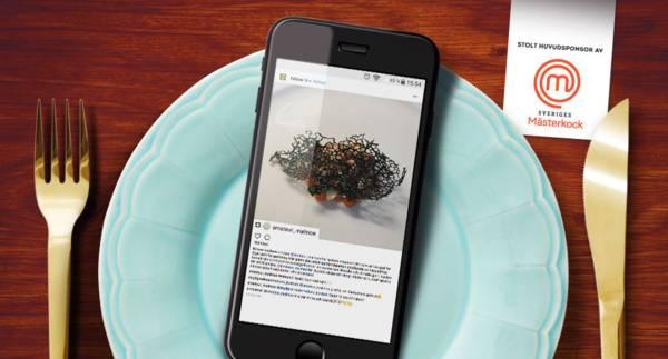 Mosaik på havskräftor, tomatkräm, flytande tomatgelé och basilikaflarn