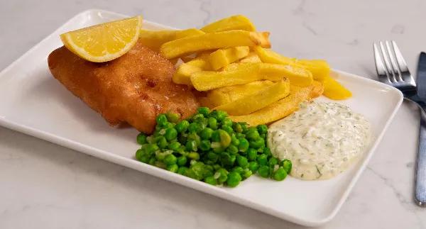 Fish and chips på ”blocktorsk”