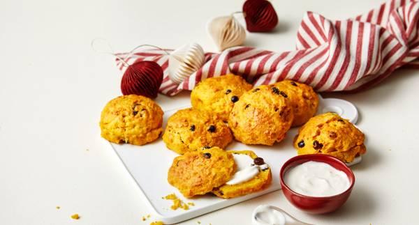 Saffransscones med russin