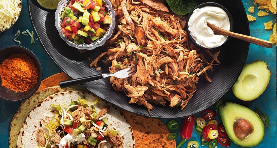 Pulled fajitaturkey