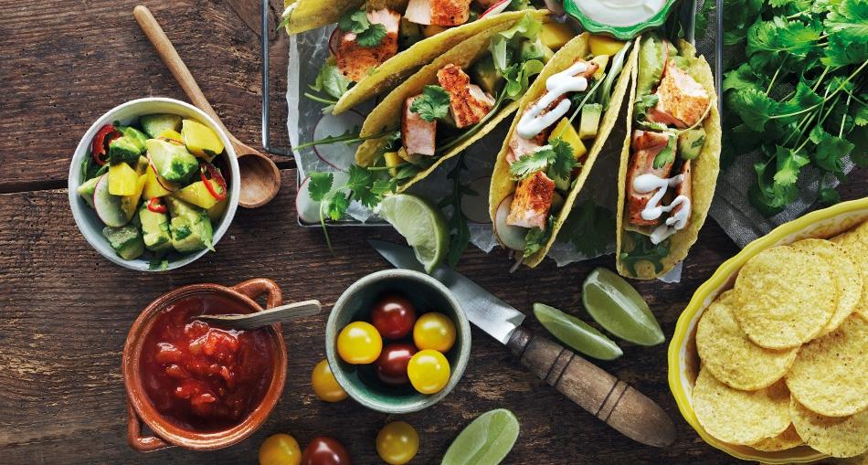 Fishtaco med mango & avokadosalsa