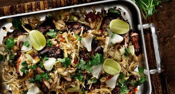 Kycklinglårfilé med smak av Asien