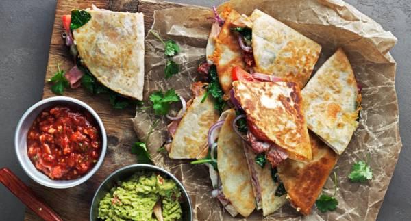 Quesadilla med salsa