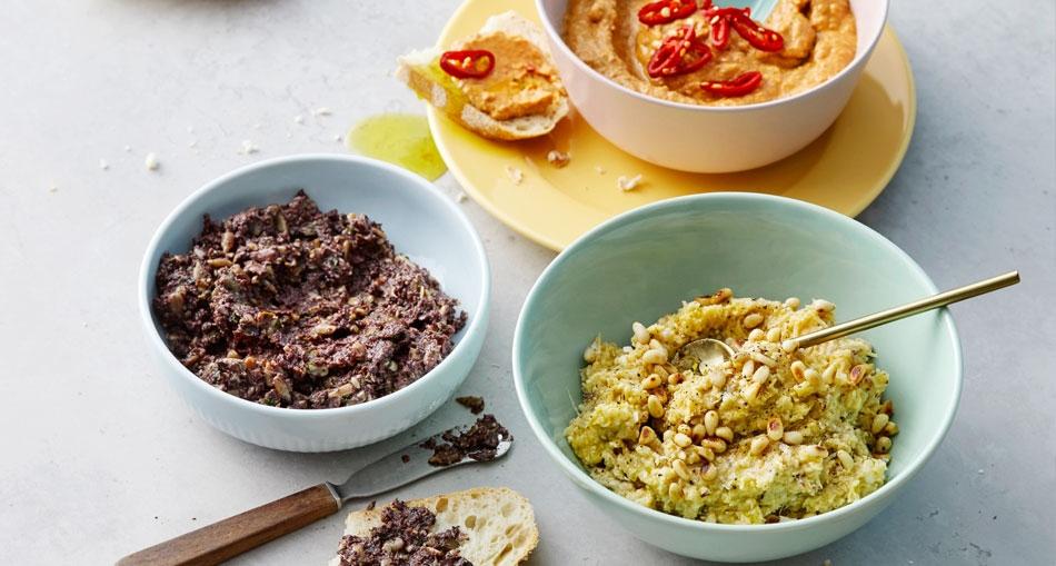 Tre goda röror till grillat