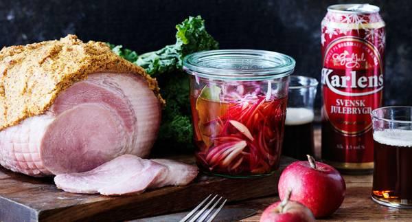 Griljering av skinka